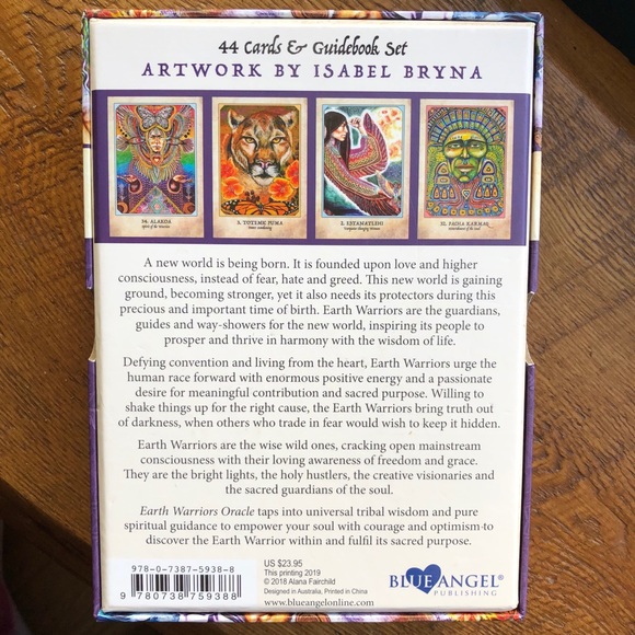 Earth Warriors Oracle deck and guidebook - Picture 3 of 5